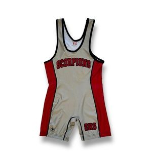VTG Scorpions BRUTE Wrestling SINGLET Satellite High School FLORIDA y2k Men's S